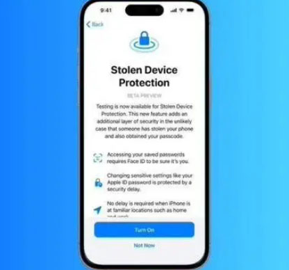 和静苹果授权维修店分享被盗设备保护功能开启方法 