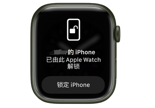 和静苹果手机维修分享用 AppleWatch 解锁配备面容 ID 的 iPhone方法 